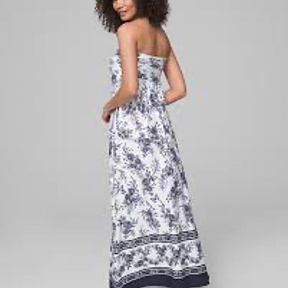 NWOT SOMA Bandeau Maxi Dress With Built-In Bra